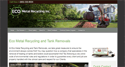 Desktop Screenshot of ecometalrecycling.ca